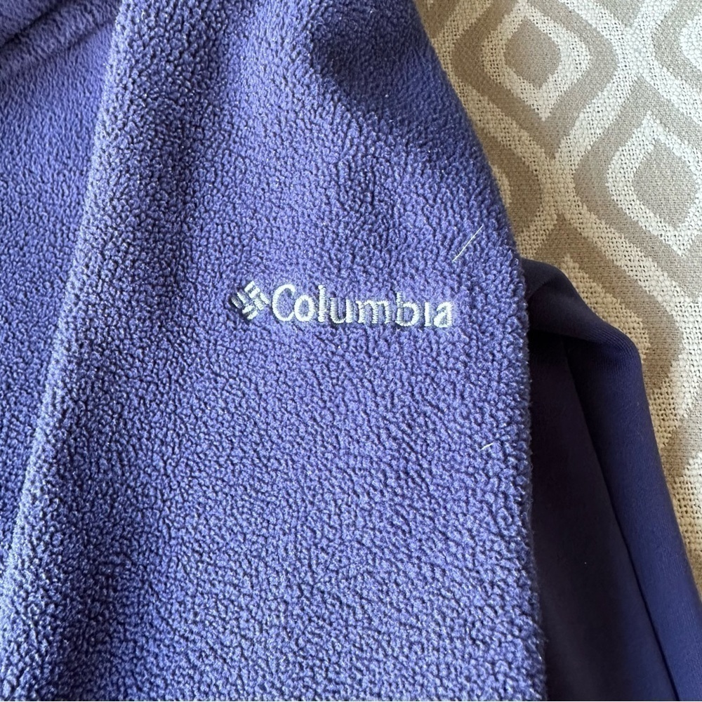 Columbia Purple Fleece Cowl Neck sz xs​​​​​​​​​​​​​​​​​​​​​ - Picture 8 of 9